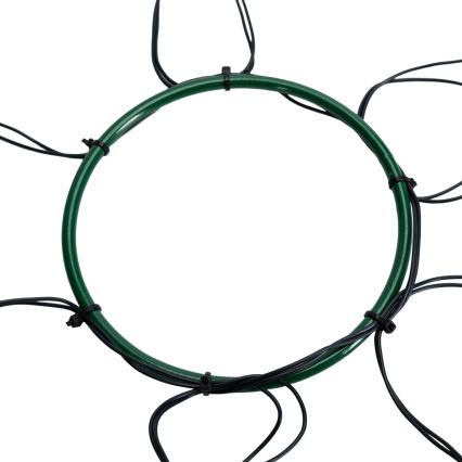 Aigostar - Guirlande lumineuse LED de Noël d'extérieur 108 LED / 8 fonctions, fonctionne avec 3 piles AA, 1,8 m, IP44, blanc chaud