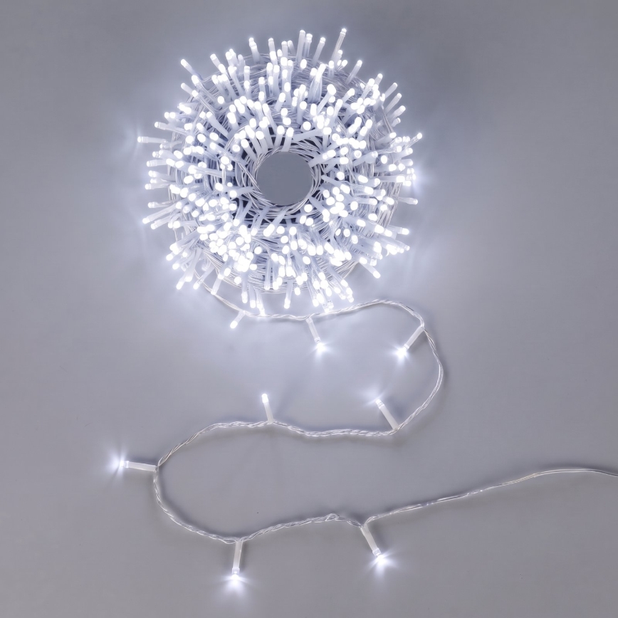Aigostar - Guirlande lumineuse LED d'extérieur 50xLED 5,3m IP44 blanc froid