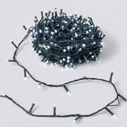 Aigostar - Guirlande lumineuse LED d'extérieur pour Noël, 150 LED, 8 modes, 18 m, IP44, blanc froid