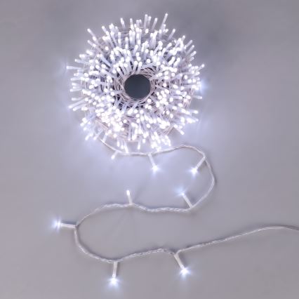 Aigostar - Guirlande lumineuse LED d'extérieur pour Noël 150xLED/8 fonctions 3xAA 5,3m IP44 bleue
