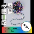 Aigostar - Guirlande lumineuse LED d'extérieur pour Noël 2000xLED/8 fonctions 103m IP44 multicolore