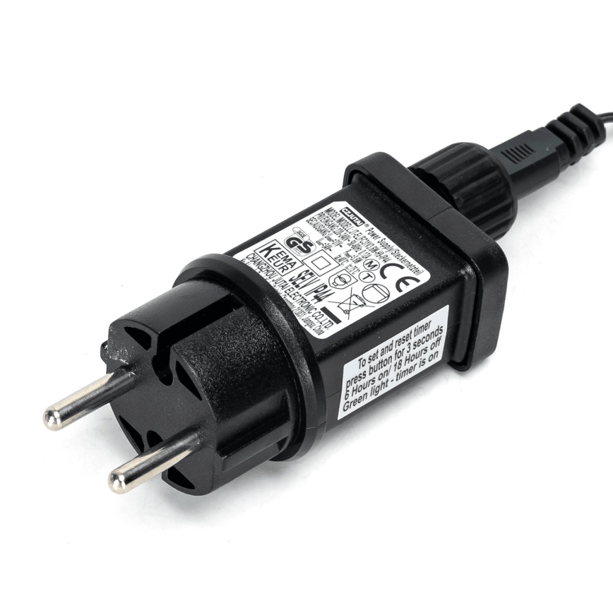 Aigostar - Guirlande lumineuse LED d'extérieur pour Noël 400 LED / 8 fonctions 23 m IP44 blanc chaud