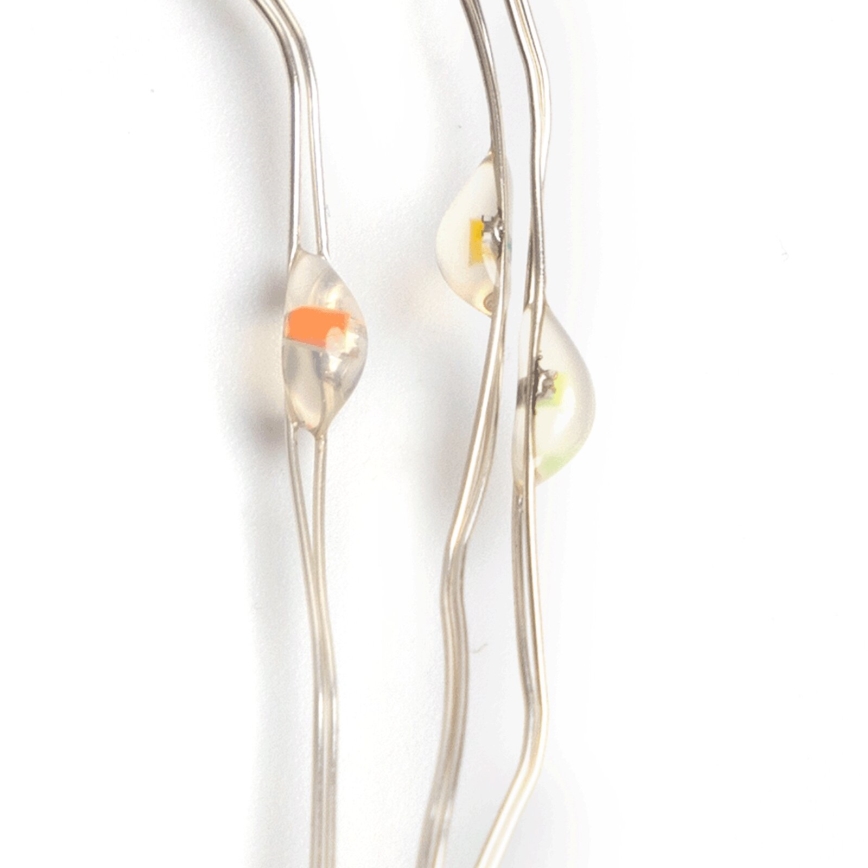 Aigostar - Guirlande lumineuse LED d'extérieur pour Noël 50 LED / 8 fonctions 3 x AA 5,3 m IP44 multicolore