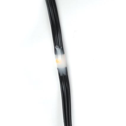 Aigostar - Guirlande lumineuse LED d'extérieur pour Noël, 50 LED, 8 fonctions, 3xAA, 5,3 m, IP44, blanc chaud