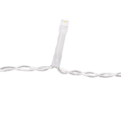Aigostar - Guirlande lumineuse LED extérieure 100xLED/8 fonctions 5x0,4m IP44 blanc chaud