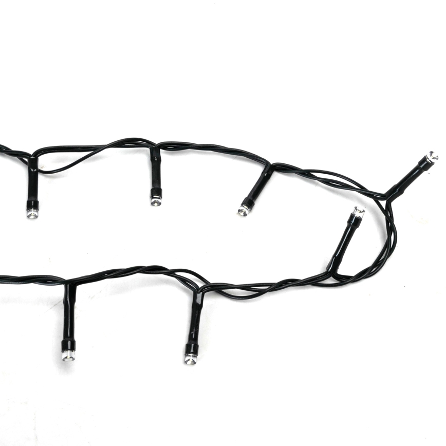 Aigostar - Guirlande LED extérieure 400 LED / 8 fonctions, 4 x AA, 20,3 m, IP44, multicolore