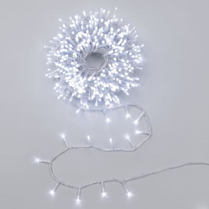 Aigostar - Guirlande lumineuse LED extérieure de Noël 2000xLED/8 fonctions 103m IP44 blanc froid