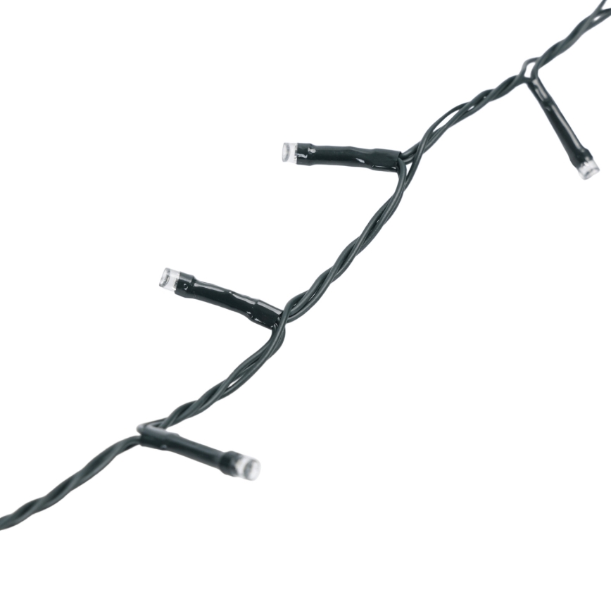 Aigostar - Guirlande de Noël LED d'extérieur 500 LED / 8 fonctions, 50 m, IP44, blanc froid