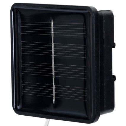 Aigostar - Guirlande de Noël solaire à LED 200 LED/8 fonctions, 22 m, IP65, blanc froid, 800 mAh