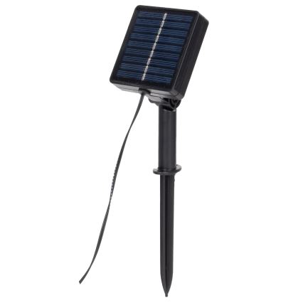 Aigostar - Guirlande solaire 100xLED/12m IP65 blanc chaud eucalyptus