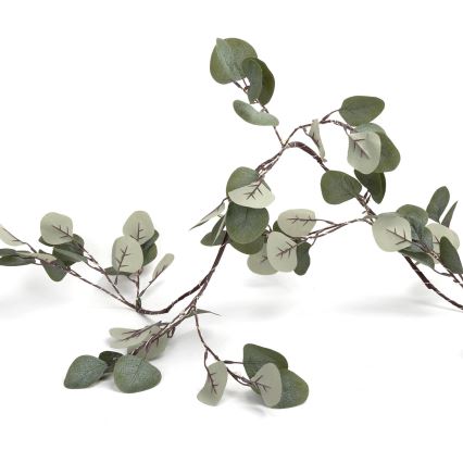 Aigostar - Guirlande solaire 110xLED/4m IP65 blanc chaud eucalyptus