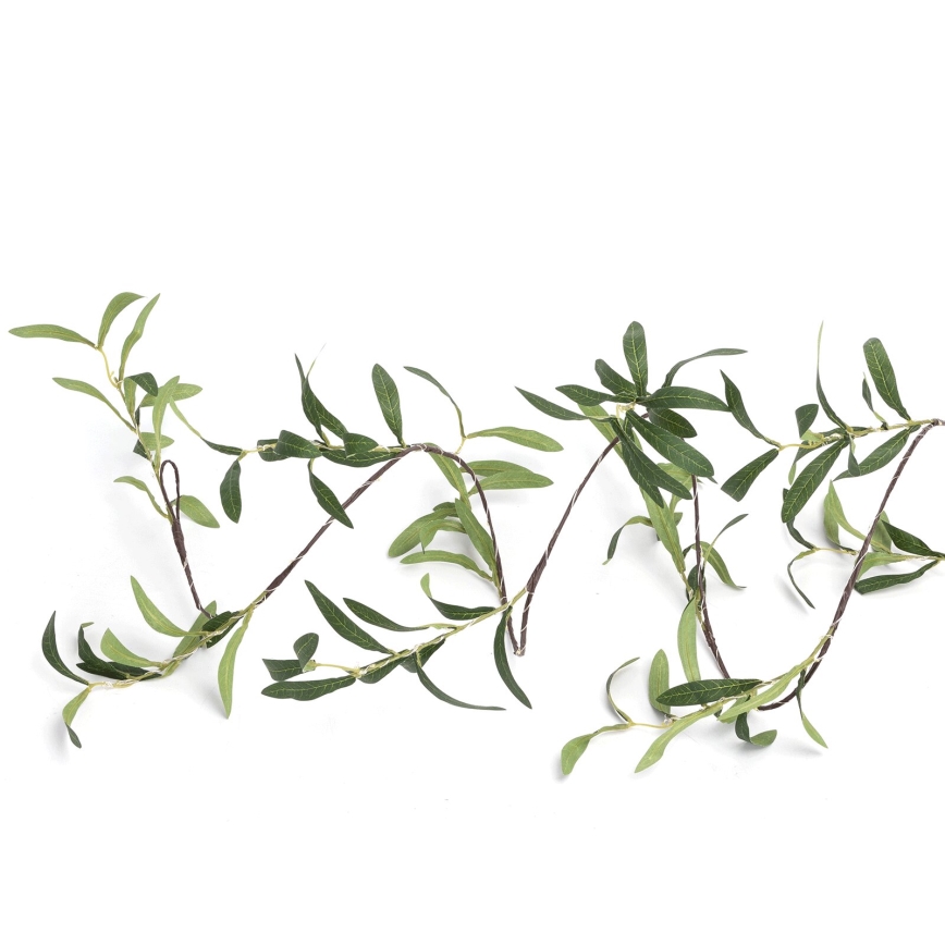 Aigostar - Guirlande solaire 60xLED/4m IP65 blanc chaud olive