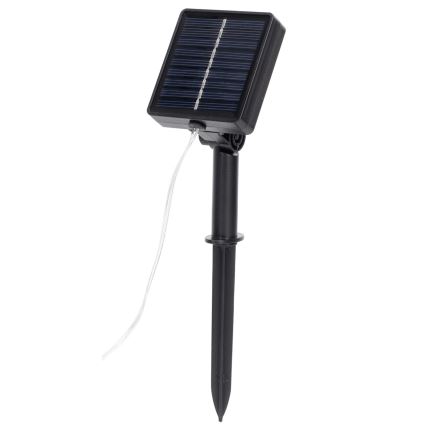 Aigostar - Guirlande solaire 70xLED/4x1m IP65 blanc chaud eucalyptus