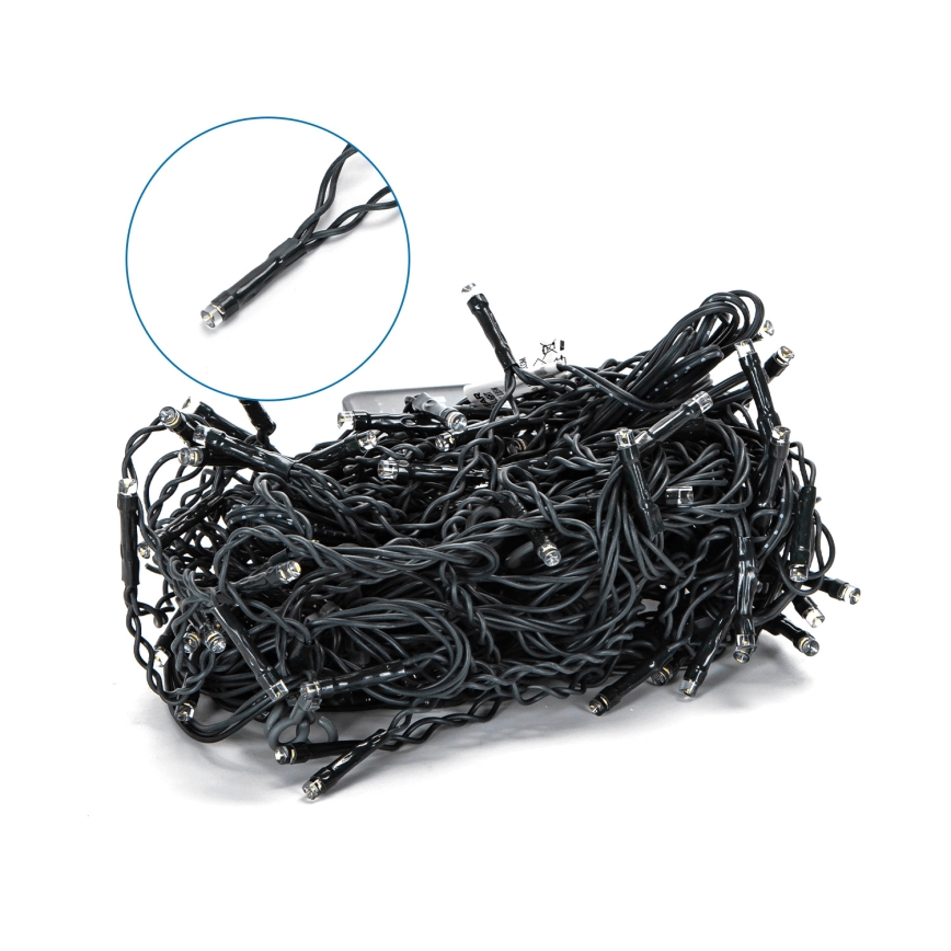 Aigostar - Guirlande solaire LED 100xLED/8 modes 8x0,6m 500 mAh IP65 blanc froid