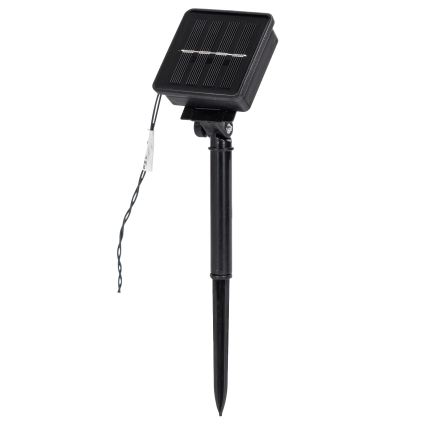 Aigostar - Guirlande de Noël solaire à LED 200 LED / 8 fonctions 22 m IP65 multicolore 800 mAh