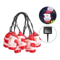 Aigostar - Guirlande solaire de Noël à LED 10xLED/3,8 m IP44 blanc froid 400 mAh