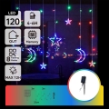 Aigostar - Guirlande solaire de Noël à LED 120xLED/8 fonctions 3x0,6 m 500 mAh IP65 multicolore
