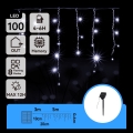 Aigostar - Guirlande solaire LED 100xLED/8 modes 8x0,6m 500 mAh IP65 blanc froid