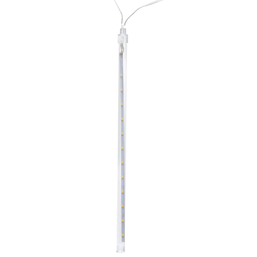 Aigostar - Guirlande solaire LED 192xLED/8m IP65 1200 mAh blanc froid