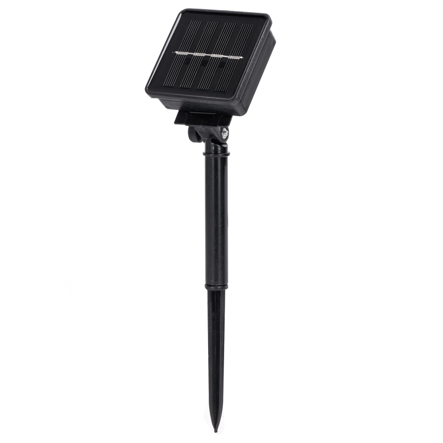 Aigostar - Guirlande solaire à LED 200 LEDs / 8 modes, 22 m, IP65, blanc froid, 800 mAh