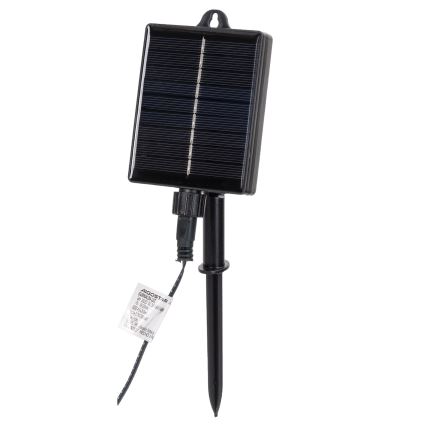 Aigostar - Guirlande solaire LED de Noël 500xLED/8 fonctions 52m IP65 blanc chaud 1200 mAh