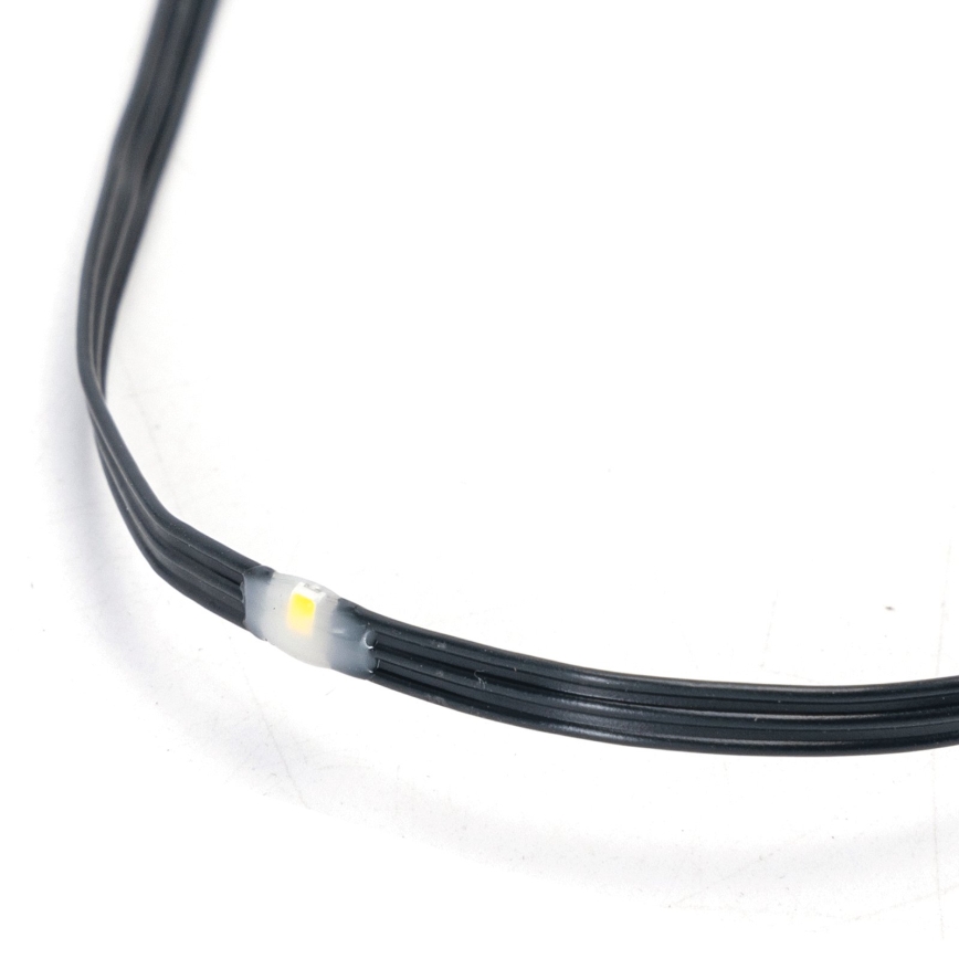 Aigostar - Guirlande solaire LED de Noël 500xLED/8 fonctions 52m IP65 blanc froid 1200 mAh