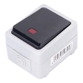 Aigostar - Interrupteur à un bouton IP54