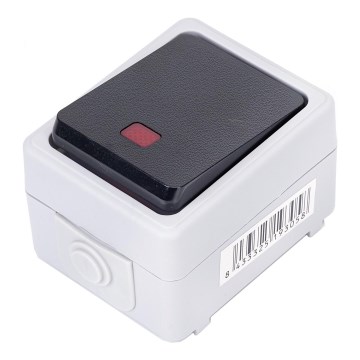 Aigostar - Interrupteur à un bouton IP54