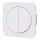 Aigostar - Interrupteur double avec cadre n° 6+6, blanc