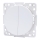 Aigostar - Interrupteur double sans cadre n° 5 blanc