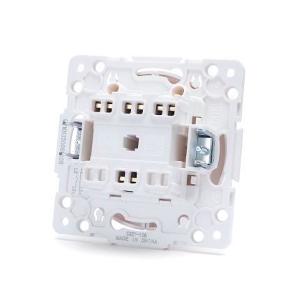 Aigostar - Interrupteur double sans cadre n° 5 blanc