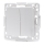 Aigostar - Interrupteur double sans cadre n° 6+6 blanc