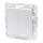 Aigostar - Interrupteur double va-et-vient sans cadre n° 6 blanc