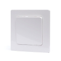 Aigostar - Interrupteur simple avec cadre č. 1 blanc