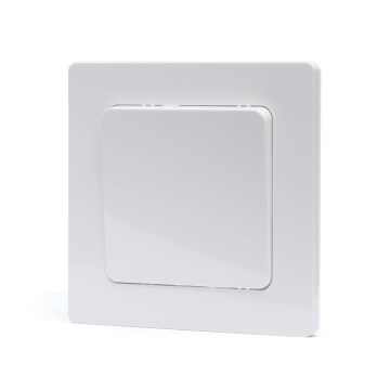 Aigostar - Interrupteur simple avec cadre č. 1 blanc
