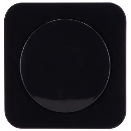 Aigostar - Interrupteur simple avec cadre n° 1 noir