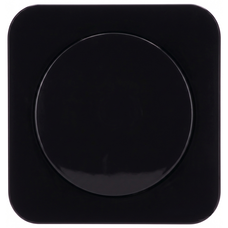 Aigostar - Interrupteur simple avec cadre n° 1 noir