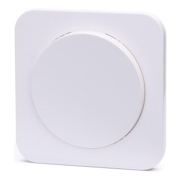 Aigostar - Interrupteur simple avec cadre n° 5 blanc