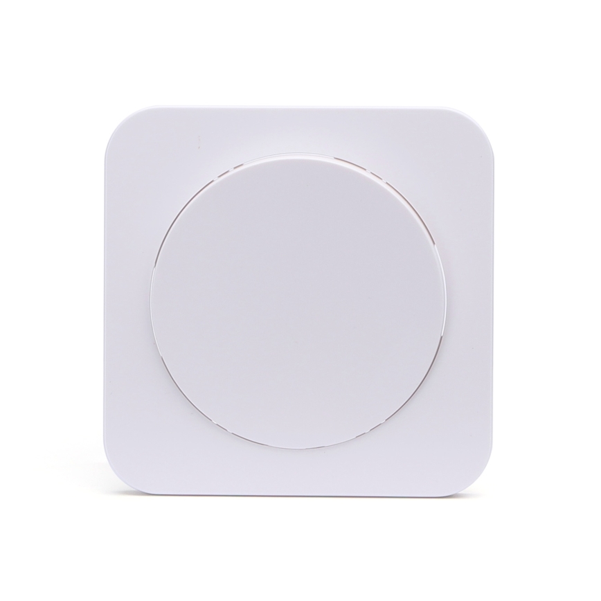 Aigostar - Interrupteur simple avec cadre n° 5 blanc