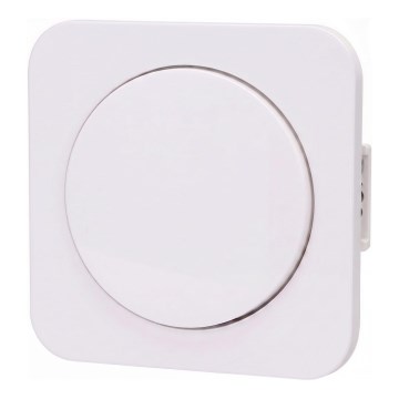 Aigostar - Interrupteur simple avec cadre n° 6 blanc
