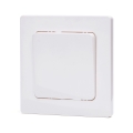 Aigostar - Interrupteur simple avec cadre n° 6 blanc