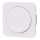 Aigostar - Interrupteur simple avec enjoliveur n° 1 blanc