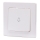 Aigostar - Interrupteur simple pour sonnette avec cadre, blanc