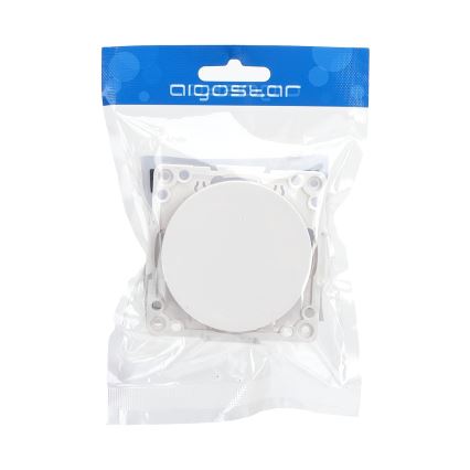 Aigostar - Interrupteur simple sans cadre n° 1 blanc