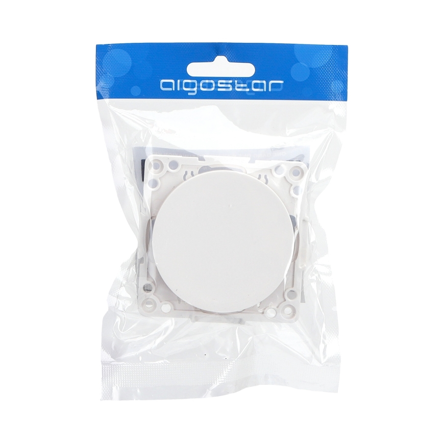 Aigostar - Interrupteur simple sans cadre n° 1 blanc