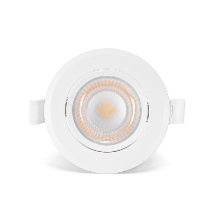 Aigostar - KIT de 3 Spots LED/5W/230V 3000K diamètre 8,5 cm blanc