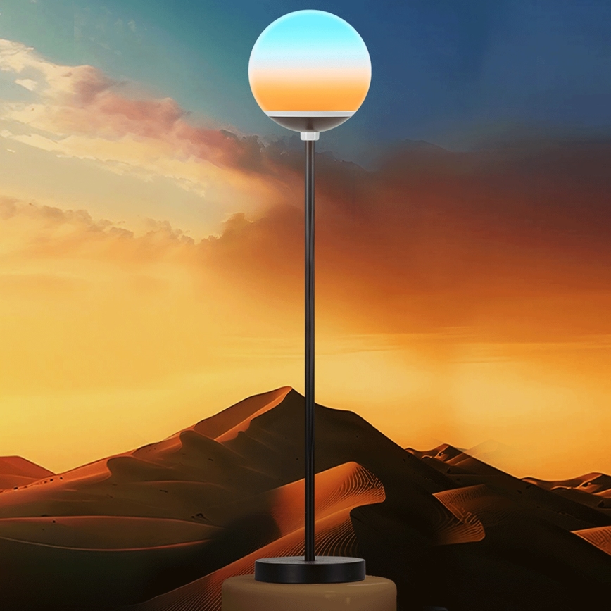 Aigostar - Lampadaire dimmable LED RGBW MESH LED/8W/230V + télécommande
