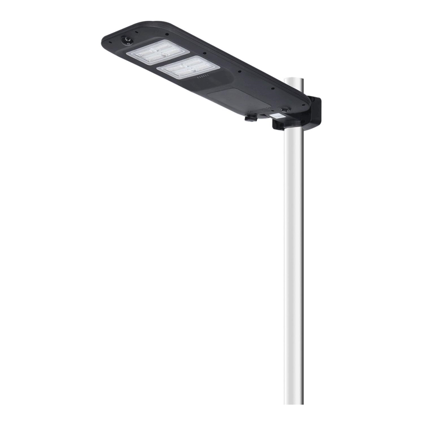 Aigostar - Lampadaire solaire avec détecteur LED/180W/4V 7500mAh IP65 + télécommande