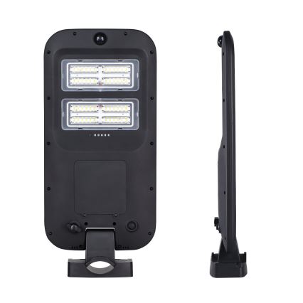 Aigostar - Lampadaire solaire avec détecteur LED/180W/4V 7500mAh IP65 + télécommande