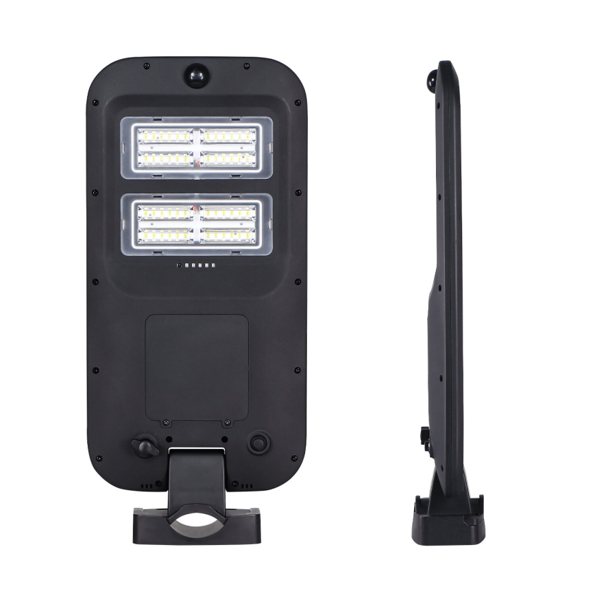Aigostar - Lampadaire solaire avec détecteur LED/180W/4V 7500mAh IP65 + télécommande